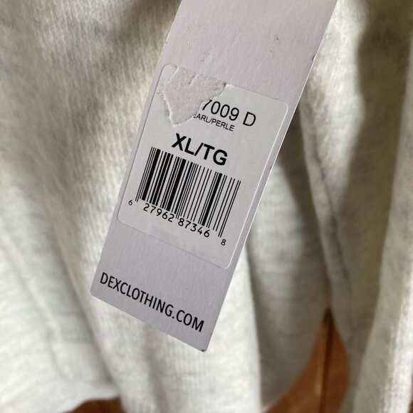 Dex Women Gray Pullover Sweater Slouchy Soft Oversized Acrylic Blend New sz XL - Picture 5 of 11